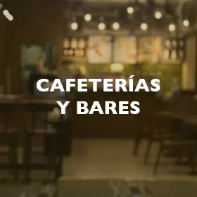 Productos para cafeterías y bares