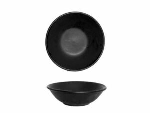 Bowl Round Glam Mate Negro 16cm